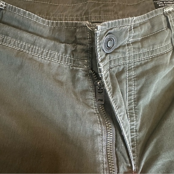 KÜHL Men’s Outdoor Hiking Shorts Size 32 Green Cotton Nylon - Picture 5 of 12